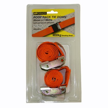 25mmx1M Lashing Strap, 2pc/set, 400KGS Breaking Ca
