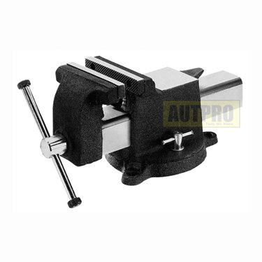 All Steel Bench Vise, 360 Degree Swivel Base