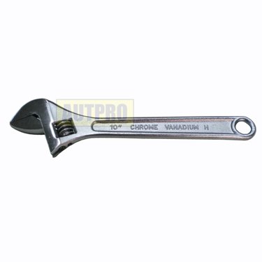 Adjustable Wrench, CR-V Steel.