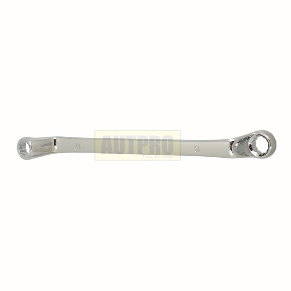 Offset Box Wrench, Cr-V, Fully Polished