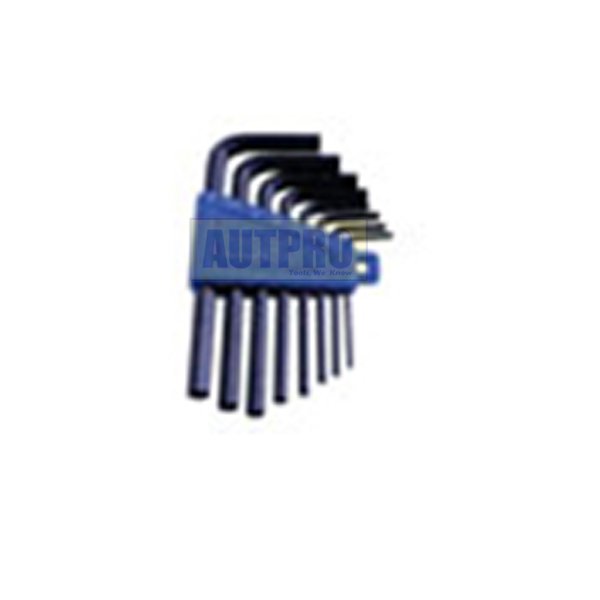 8pc Hex Key Set, Cr-V Steel