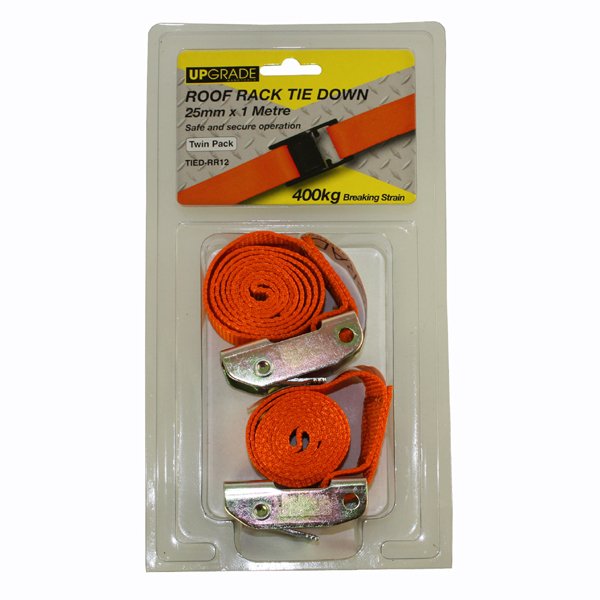 25mmx1M Lashing Strap, 2pc/set, 400KGS Breaking Ca