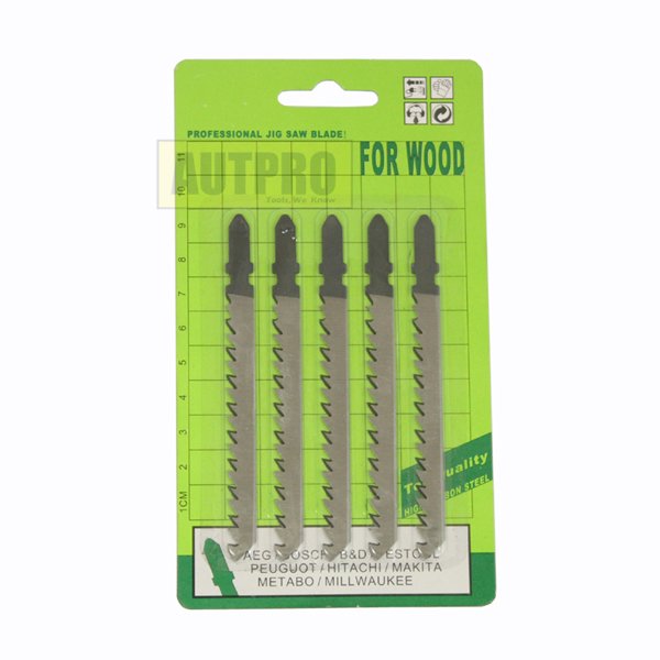 5pc Jig Saw Blades, T101D