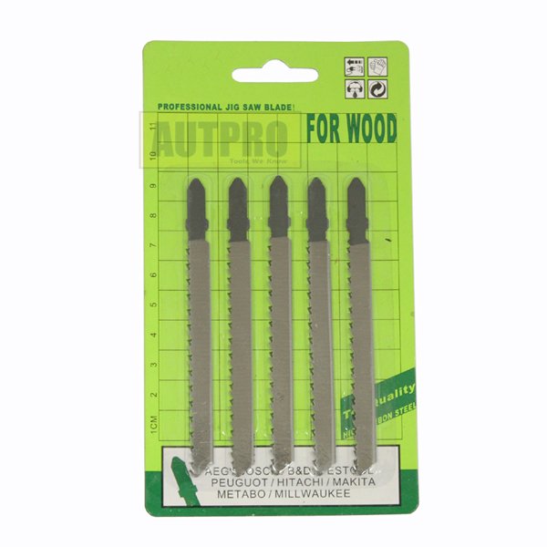 5pc Jig Saw Blades, T101B