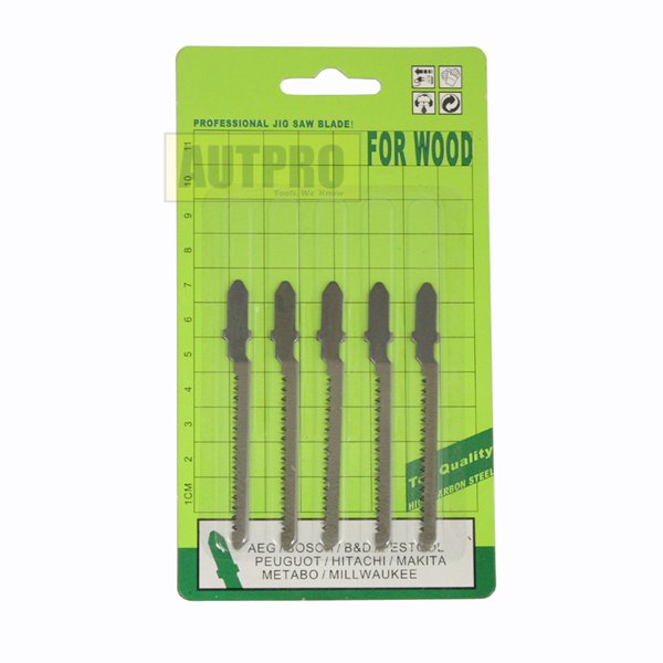 5pc Jig Saw Blades, T101AO